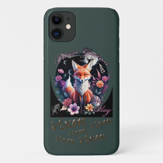 Vixen Games we spelen Hotwife fantasy spel ontwerp Case-Mate iPhone Case (Achterkant)