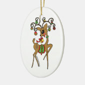 Vixen Keramisch Ornament (Links)