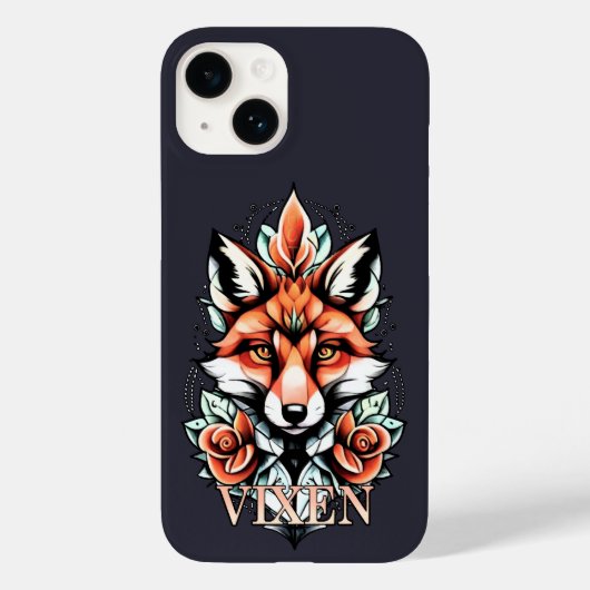 Vixen met rozen vet HOT ontwerp Case-Mate iPhone Case (Achterkant)