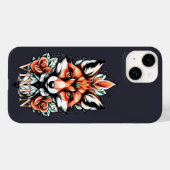 Vixen met rozen vet HOT ontwerp Case-Mate iPhone Case (Achterkant (horizontaal))