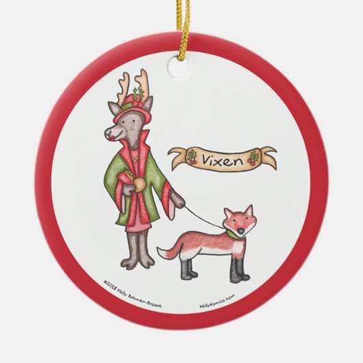 Vixen Ornament (Voorkant)