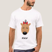 Vixen Reindeer T-shirt (Voorkant)