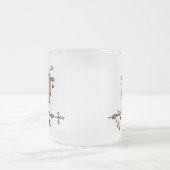 Vixen Reindeer Tshirts en Gifts Matglas Koffiemok (Center)