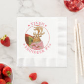 VIXEN RENDIER Gecoineerde lunch papier servetten (Insitu)