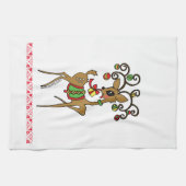 "Vixen"-rendier Theedoek (Horizontaal)