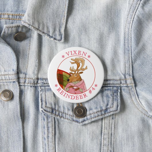 VIXEN RENDIEREN Ronde Pin Button (In situ)