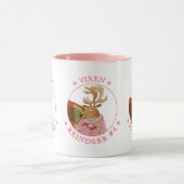 VIXEN RENDIEREN roze combo Mok (Midden)
