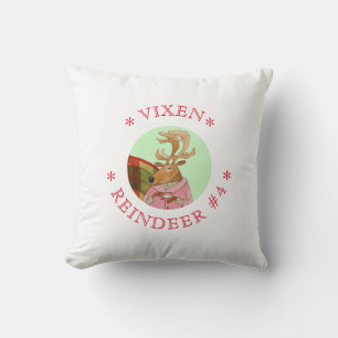 VIXEN RENDIEREN Vierkant Sierkussen