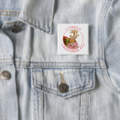 VIXEN RENDIEREN Vierkante Pin Button (In situ)