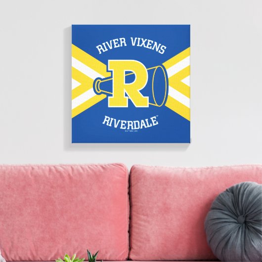 Vixens Cheer Uniform Canvas Afdruk (Insitu (Woonkamer))