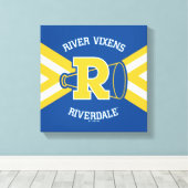 Vixens Cheer Uniform Canvas Afdruk (Insitu (Houten vloer))