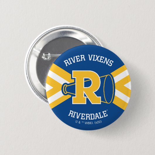 Vixens Cheer Uniform Ronde Button 5,7 Cm (Voorkant /achterkant)