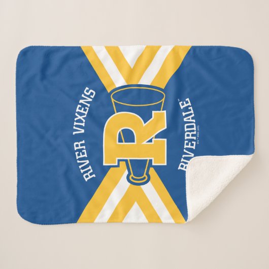 Vixens Cheer Uniform Sherpa Deken (Voorkant (horizontaal))