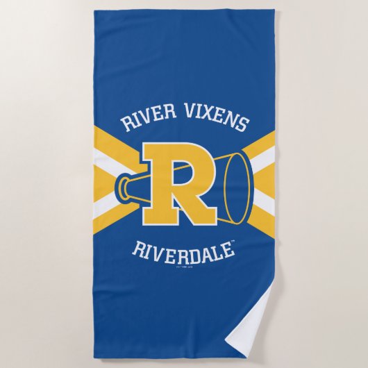 Vixens Cheer Uniform Strandlaken (Voorkant)