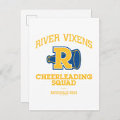 Vixens Cheerlead Squad Briefkaart (Voorkant / Achterkant)