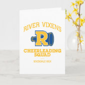 Vixens Cheerlead Squad Kaart (Gele Bloem)