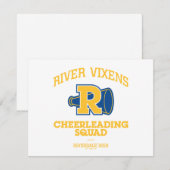 Vixens Cheerlead Squad Notitiekaartje (Voorkant / Achterkant)