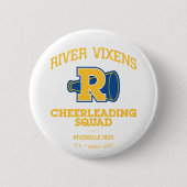 Vixens Cheerlead Squad Ronde Button 5,7 Cm (Voorkant)