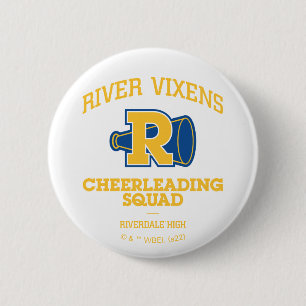 Vixens Cheerlead Squad Ronde Button 5,7 Cm