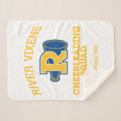 Vixens Cheerlead Squad Sherpa Deken (Voorkant (horizontaal))