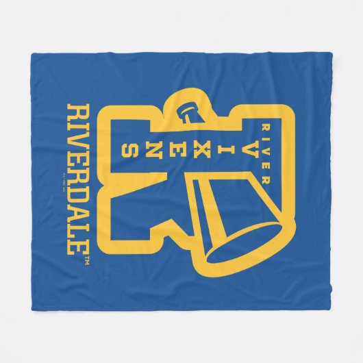 Vixens Letterman Fleece Deken (Voorkant (Horizontaal))