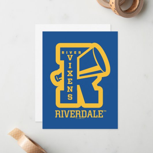 Vixens Letterman Notitiekaartje (Voorkant / Achterkant in situ)