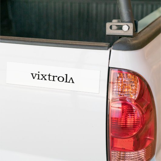 vixtrolasticker bumpersticker (Op Truck)