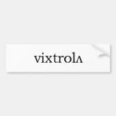 vixtrolasticker bumpersticker (Voorkant)