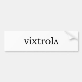 vixtrolasticker bumpersticker