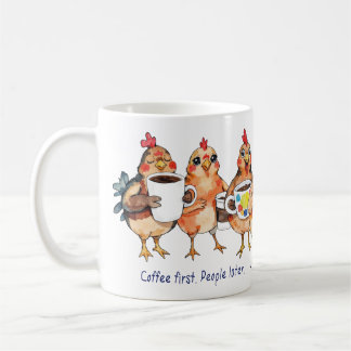 Vixy's Chix - Eerst koffie. Mensen later Koffiemok