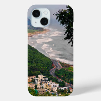 Vizag beach uitzicht vanaf kailasgiri iPhone 15 case