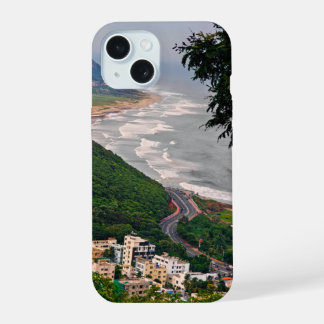 Vizag strandzicht vanuit Kailasgiri iPhone 15 Case