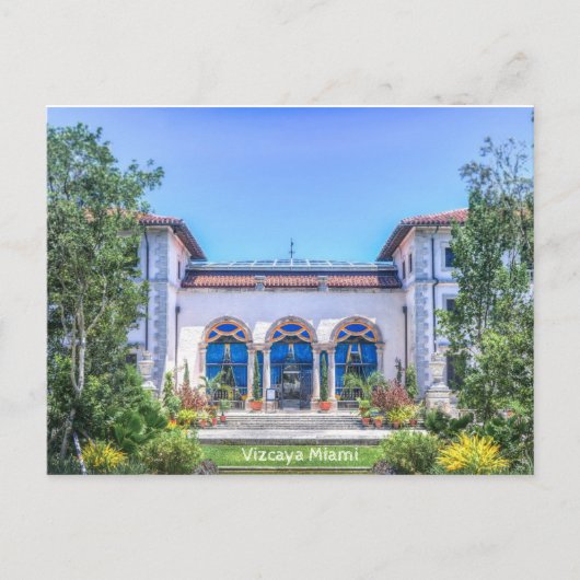 Vizcaya Miami Briefkaart (Voorkant)