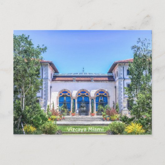 Vizcaya Miami Briefkaart (Voorkant)
