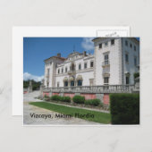 Vizcaya, Miami Flordia Briefkaart (Voorkant / Achterkant)