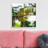 Vizcaya Museum en Botanische Garden Miami Florida Canvas Afdruk (Insitu (Woonkamer))