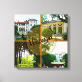 Vizcaya Museum en Botanische Garden Miami Florida Canvas Afdruk (Voorkant)