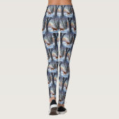 Vizla Laat het Sneeuwen Kerstmis Leggings (Achterkant)
