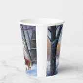 Vizla laat het sneeuwen Kerstmis Papieren Bekers (Rechts)