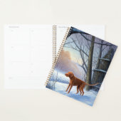 Vizla laat het sneeuwen Kerstmis Planner (Display)