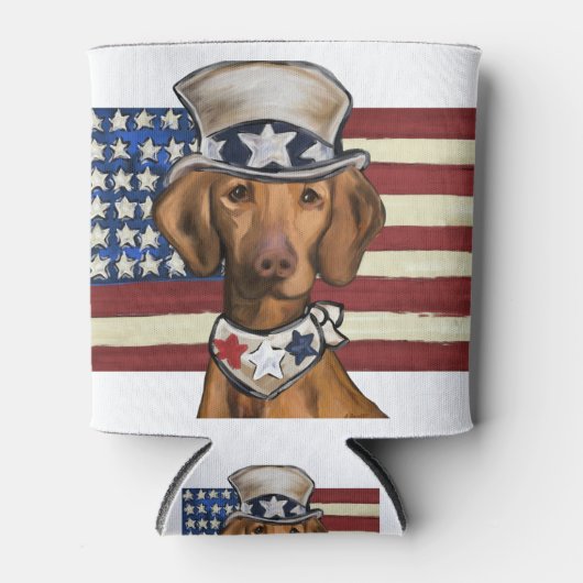 Vizsla 4 juli blikjeskoeler (Voorkant)