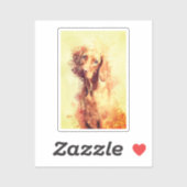 Vizsla Aquarel Sticker (Vel)