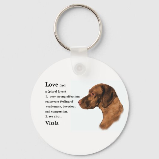 Vizsla Art Gifts Sleutelhanger (Voorkant)