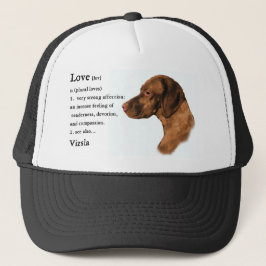 Vizsla Art Gifts Trucker Pet