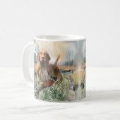 Vizsla, art koffiemok (Voorkant links)