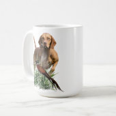 Vizsla, art koffiemok (Voorkant links)
