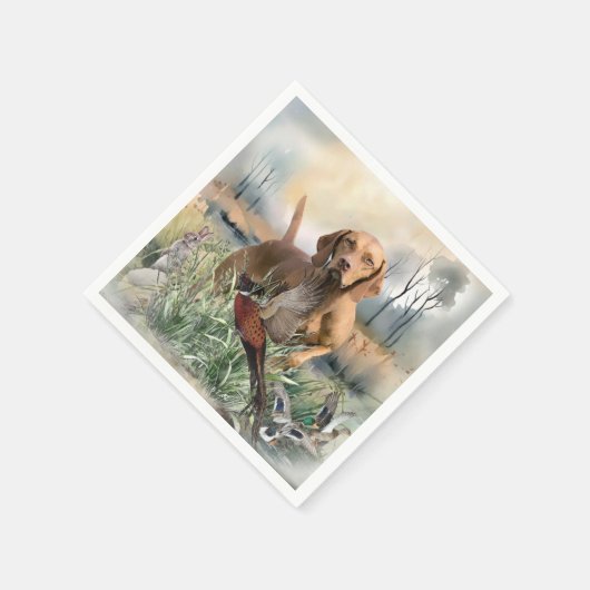 Vizsla, art servet (Hoek)