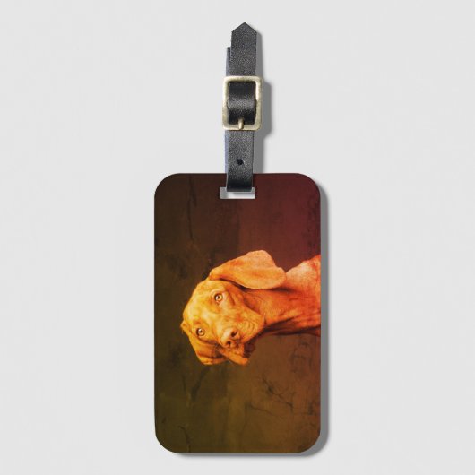 Vizsla Bagagelabel (Voorkant (verticaal))