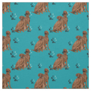 Vizsla blauw weefsel stof
