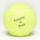 Vizsla Blauwgroen gepersonaliseerd Tennisballen (Achterkant)